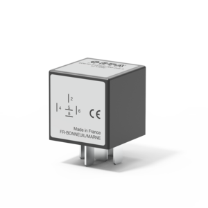 Typ EDX10 von E-T-A: Das EDX10 zeichnet sich durch ein Relaisgehäuse mit eingebauten Dioden aus.
