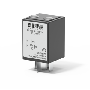 MTR30 von E-T-A: Das mechanische Zeitrelais MTR30 ergänzt eine eventuell fehlende Anzugs- oder Abfallverzögerung.